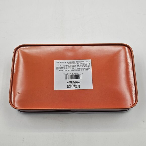 Vintage Biker Mice From Mars Tin Box Pencil Case School Organizer Blue Red 1993 - Picture 7 of 12